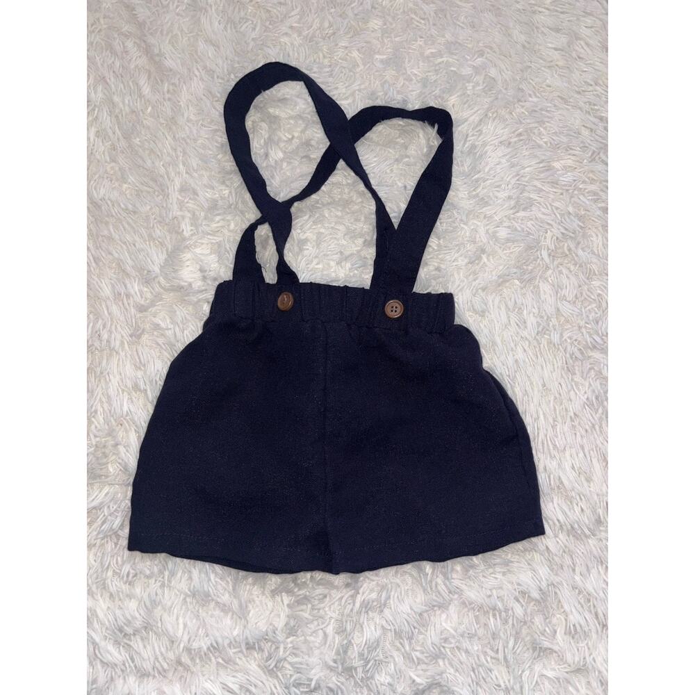 Bailey’s Blossom Sz. 18/24 Mo. Navy Romper. Adorable